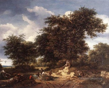 Le grand paysage de chêne Jacob Isaakszoon van Ruisdael Peinture à l'huile